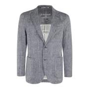 Circolo 1901 Premium Piquet Monopetto Blazer Blue, Herr