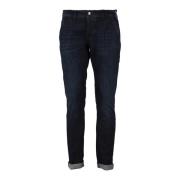 Dondup Stiliga Denim Jeans för Män Blue, Herr