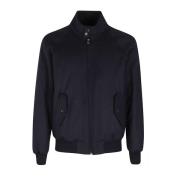 Baracuta Stilig Meltonjacka Blue, Herr