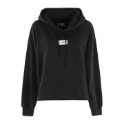 MM6 Maison Margiela Casual Sweatshirt för Vardagsbruk Black, Dam