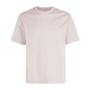 Circolo 1901 Stilren Piquet Crew Neck Tröja Pink, Herr