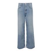 Agolde Straight Jeans Blue, Dam