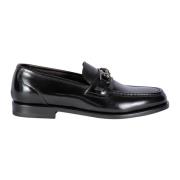 Tagliatore Svarta Kalvskinn Slip-On Platta Skor Black, Herr