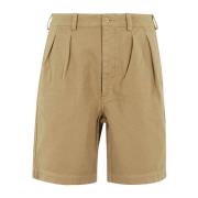 Sunflower Stiliga Veckade Shorts för Kvinnor Brown, Herr