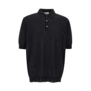 Filippo De Laurentiis Polo Shirts Black, Herr