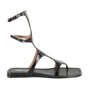 Paris Texas Platt Sandal Black, Dam