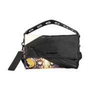 Desigual Stilren handväska med flera fickor Black, Dam