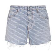 Alexander Wang Denim Shorts Blue, Dam