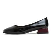 Cesare Gaspari Svarta Block Heel Ballerinas Ingrid Black, Dam