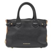 Burberry Vintage Pre-owned Tyg totevskor Black, Dam