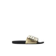 Emporio Armani EA7 Märkta slides Yellow, Herr