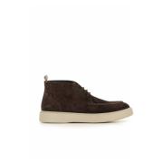 Officine Creative Mörkbruna Mocka Chukka Boots Brown, Herr