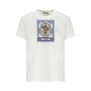 Luis Trenker Casual T-shirt White, Herr