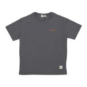 CAT Linear Logo Tee Streetwear Blue, Herr