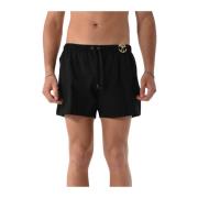 Moschino Simma Boxershorts med logoplakett Black, Herr