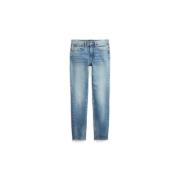 Ralph Lauren Blå Skinny Ankel-Längd Jeans Blue, Dam