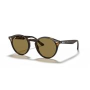 Ray-Ban Ikoniska runda solglasögon - Uv400 skydd Brown, Unisex