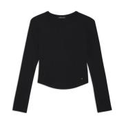 Anine Bing Svart Jane Top Black, Dam