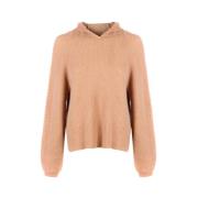 Twinset Klassisk Stickad Topp Brown, Dam