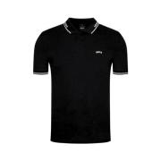 Hugo Boss Krökt Polo Tröja Black, Herr