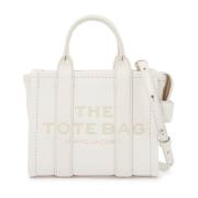 Marc Jacobs Grained Leather Mini Tote Bag White, Dam