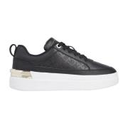 Tommy Hilfiger Lux Court Sneaker Svart Dam Black, Dam