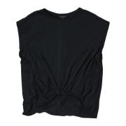 Rag & Bone Svart Knut T-shirt Black, Dam