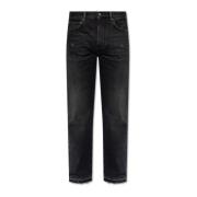 Amiri Jeans med en vintageeffekt Black, Herr