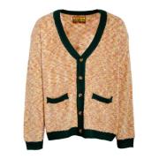 Brain Dead Randig Cardigan med V-ringning Multicolor, Herr