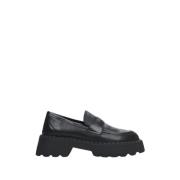 Estro Kvinnors Svarta Läder Chunky Platform Loafers Er00111841 Black, ...