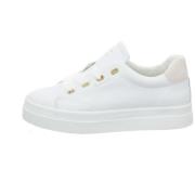 Gant Avona Sneakers - Vita Läderplattforms Skor White, Dam