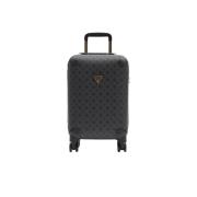 Guess Elegant Coal Women's Suitcase Black, Dam