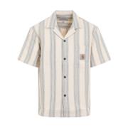 Carhartt Wip Våffla Stripe Naturlig Dodson Skjorta Multicolor, Herr