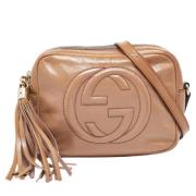 Gucci Vintage Pre-owned Laeder gucci-vskor Beige, Dam