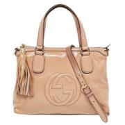 Gucci Vintage Pre-owned Laeder totevskor Pink, Dam