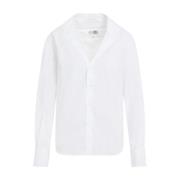 MM6 Maison Margiela Vit skjorta, klassisk stil White, Dam