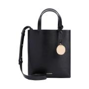 Jil Sander Svart Bond Tote Mini Väska Black, Dam