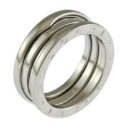 Bvlgari Vintage Pre-owned Vitt guld ringar Gray, Dam