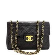 Chanel Vintage Pre-owned Laeder chanel-vskor Black, Dam