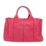 Prada Vintage Pre-owned Tyg prada-vskor Pink, Dam