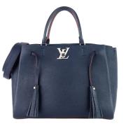 Louis Vuitton Vintage Pre-owned Laeder louis-vuitton-vskor Blue, Dam