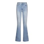 Amiri Blå Bootcut Denim Jeans Blue, Dam