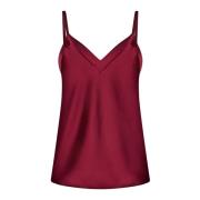 Blanca Vita Bordeaux Top Red, Dam