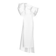 Solace London Vit Raye Maxi Klänning White, Dam