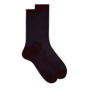 Gallo Burgundy twin-rib bomullsstrumpor Multicolor, Herr