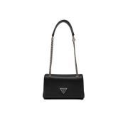 Guess Svart Handväska med Elegant Design Black, Dam