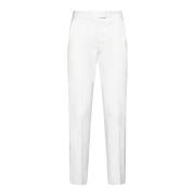 Isabel Marant Vit Hampblandning Slim Fit Byxor White, Dam