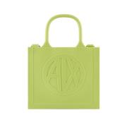 Armani Exchange Milky Bag - Grön Syntetisk Handväska Green, Dam