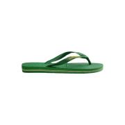 Havaianas Brasilianska Flagg Flip Flops Green, Herr