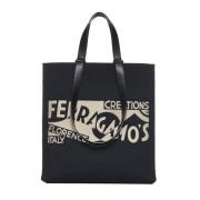 Salvatore Ferragamo Stiliga Väskor Kollektion Black, Herr